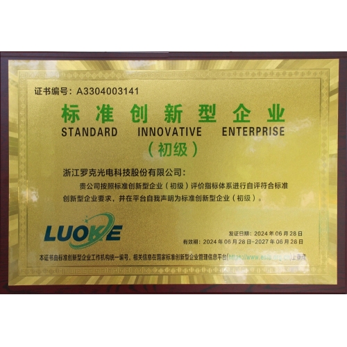 標準創(chuàng)新型企業(yè)
